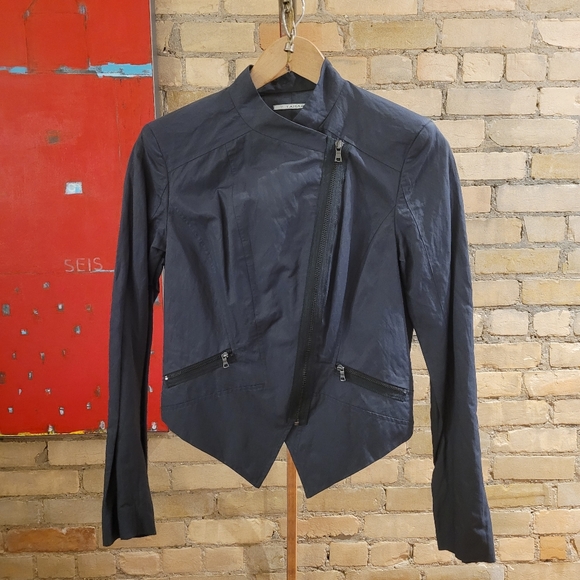 NWT T Tahari Orianna jacket, Size US 4,  Titanium Grey - Picture 2 of 8